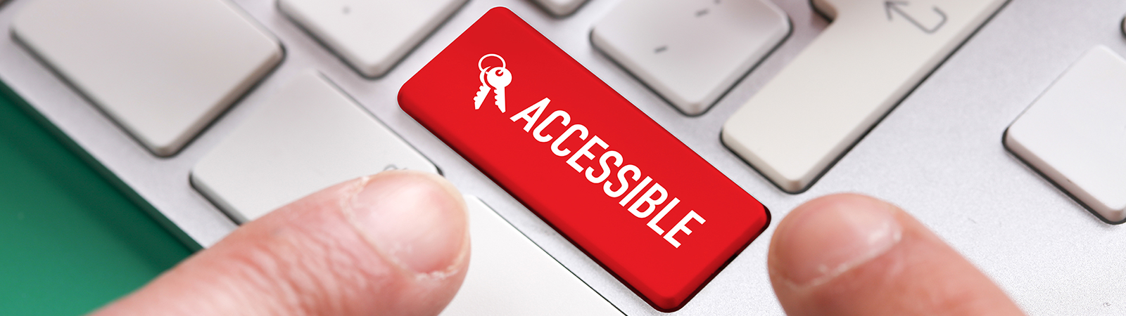 immagine di una testiera con il pulsante di accessibilita'
