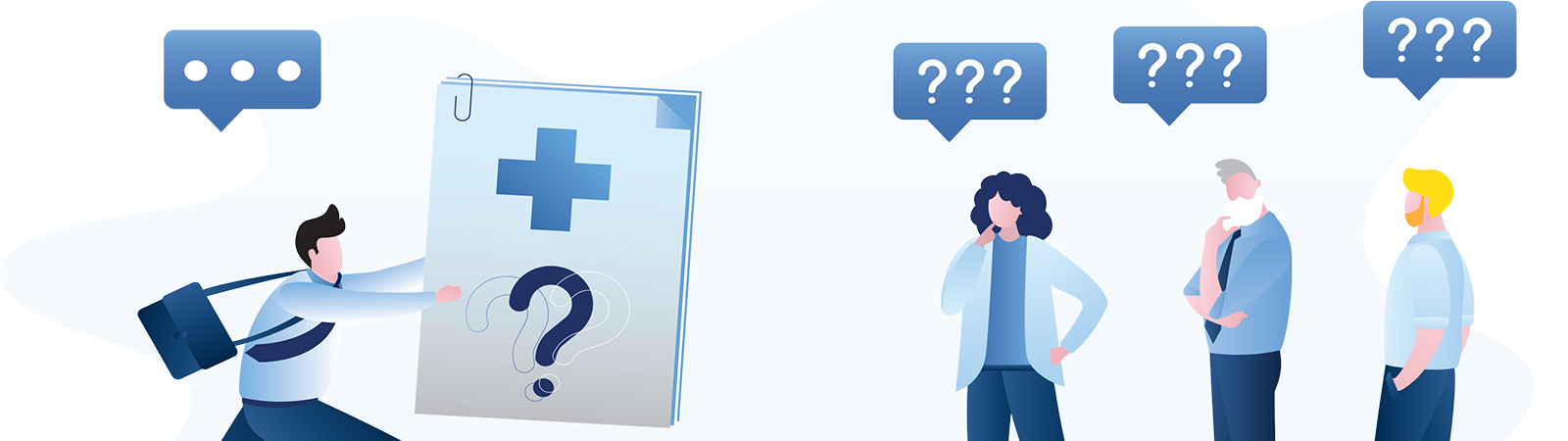 Illustrazione per domande e risposte