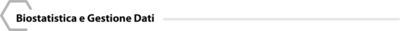 Biostatistica & Gestione dei dati